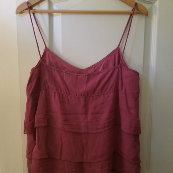 Anthropologie Eloise Raspberry Strappy camisole - Picture 3 of 5